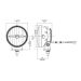 LP550 5" LED Driving Light Single, SAE Compliant - 5502